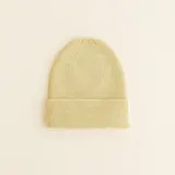 Hvid Babymuts beanie Fonzie NEWBORN Light Yellow