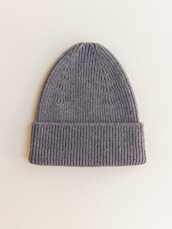 Hvid Babymuts beanie Fonzie NEWBORN Otter