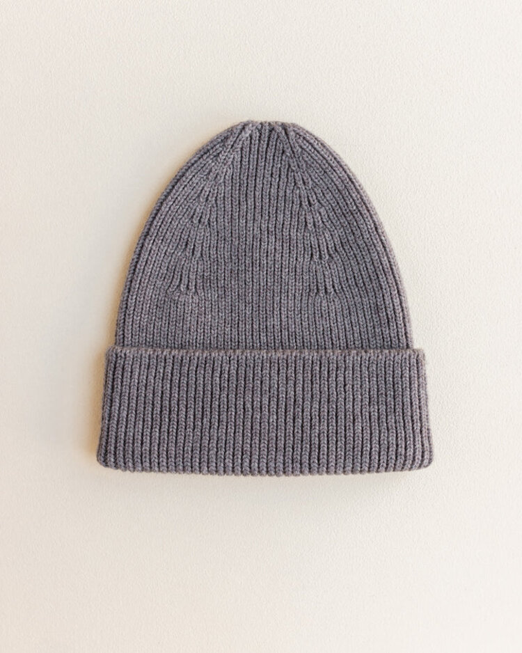Hvid babymuts beanie Fonzie NEWBORN Otter