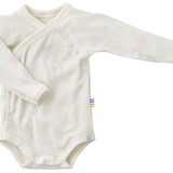 Joha 66343 122 50 Wollen overslagromper - naturel