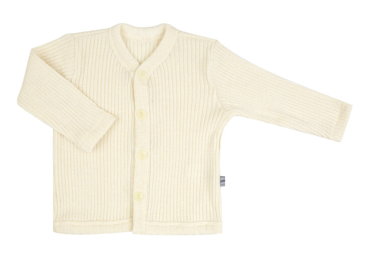 Joha 16591 917 69 Wollen rib vest - naturel