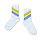79. Sporty socks - diagonal white stripe