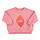 sweatshirt | pink w/ heart print