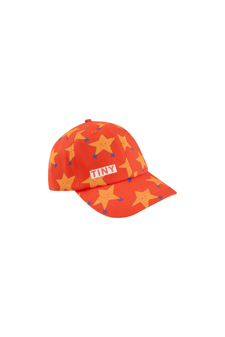 Tiny Cottons SS24-352 Dancing stars cap summer red