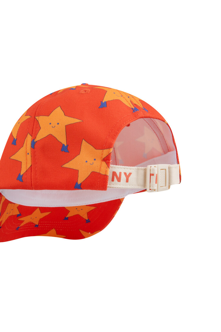Tiny Cottons SS24-352 Dancing stars cap summer red