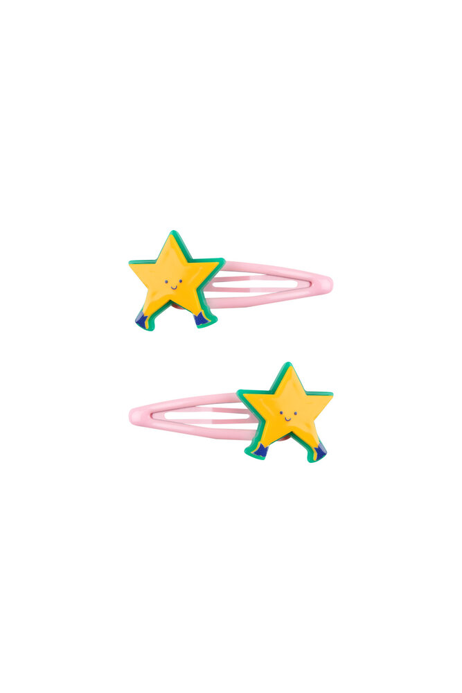 Tiny Cottons Dancing star hair clips set yellow