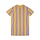 46. boxy tee dress golden violet block stripe
