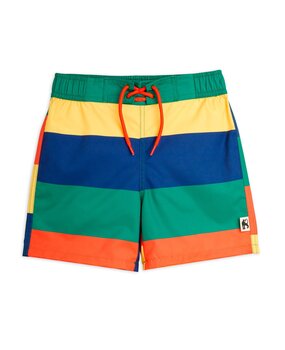 Mini Rodini Stripe woven swim shorts Mini Rodini Stripe woven swim shorts