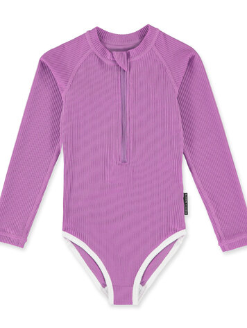 Beach & Bandits Orchid ribbed suit