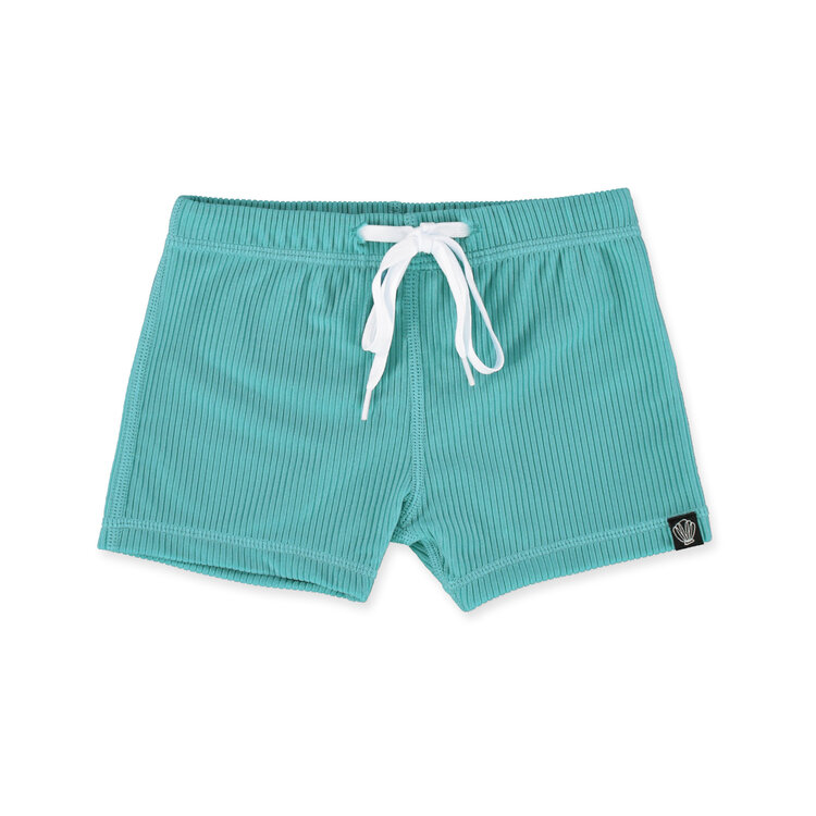 Beach & Bandits Coastal ribbed swim short