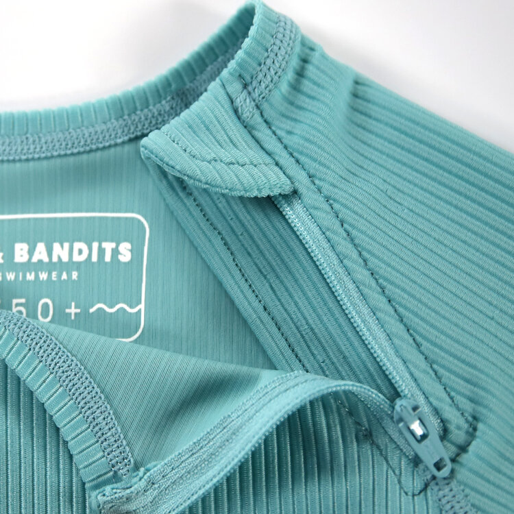 Beach & Bandits Coastal ribbed LS tee