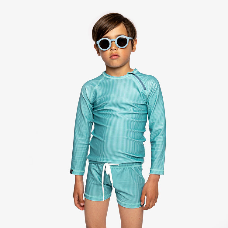 Beach & Bandits Coastal ribbed LS tee