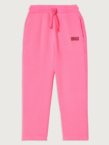 American Vintage Joggings Izubird Rose Fluo