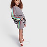 ALIX the label Stripe tape sweat short dark grey ALIX the label Stripe tape sweat short dark grey