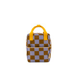 Sticky Lemon Backpack SMALL checkerboard 1802109 - blooming purple + soil green