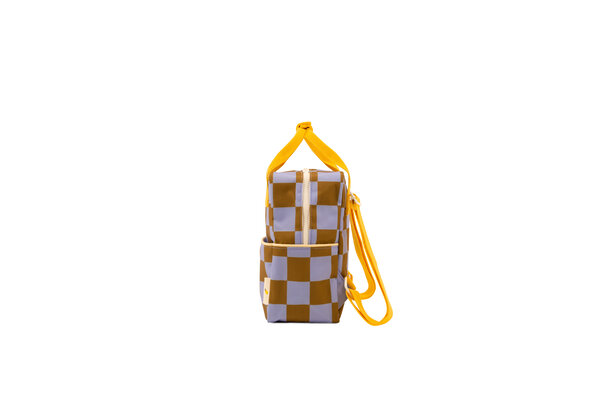 Sticky Lemon Backpack SMALL checkerboard 1802109 - blooming purple + soil green Sticky Lemon Backpack SMALL checkerboard 1802109 - blooming purple + soil green