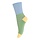30 22159 3027 Block colour socks Watercress