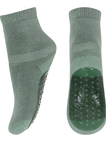 MP Denmark 10 7953 3043 Cotton socks anti slip Granite Green