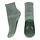 10 7953 3043 Cotton socks anti slip Granite Green