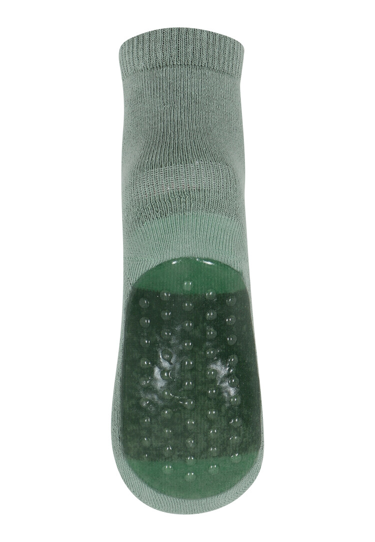 MP Denmark 10 7953 3043 Cotton socks anti slip Granite Green