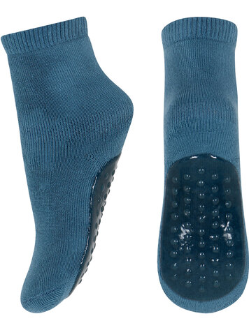 MP Denmark 10 7953 2126 Cotton socks anti slip Provincial Blue