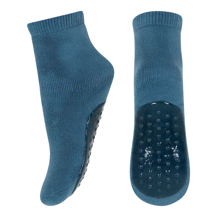 MP Denmark 10 7953 2126 Cotton socks anti slip Provincial Blue