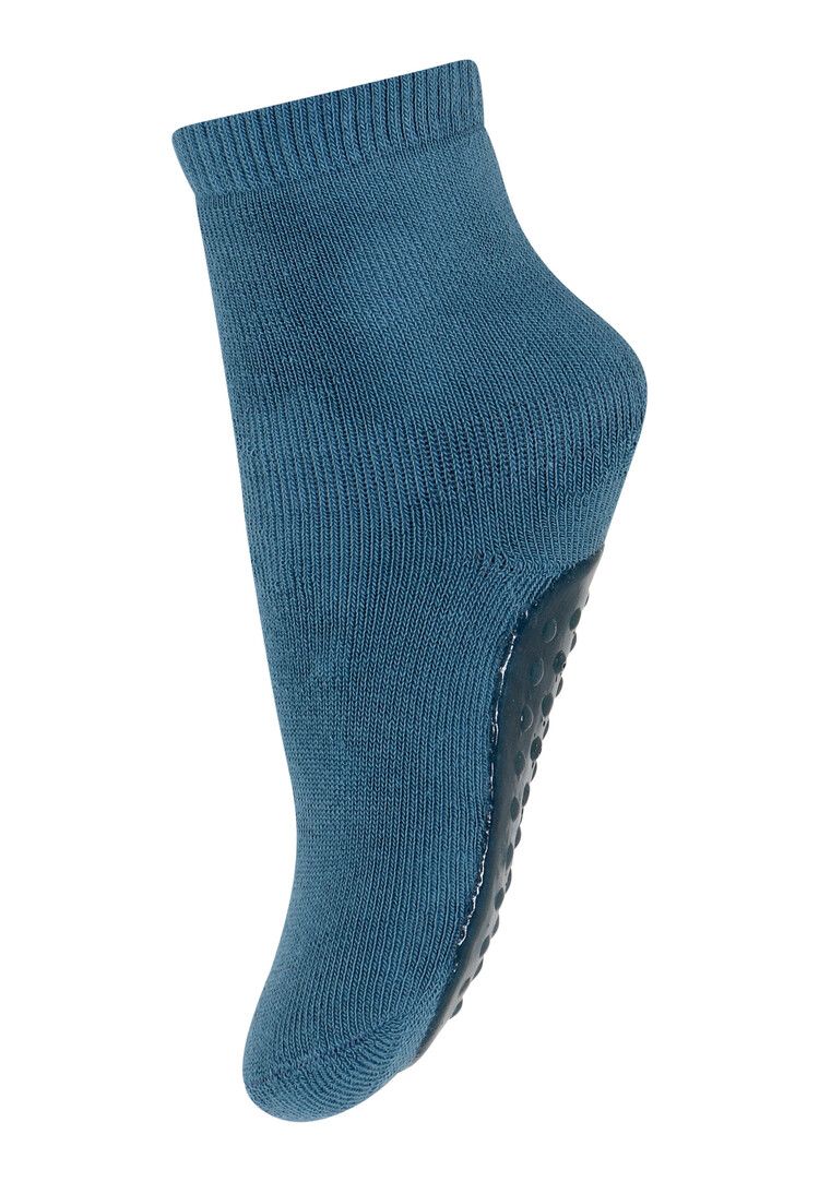 MP Denmark 10 7953 2126 Cotton socks anti slip Provincial Blue