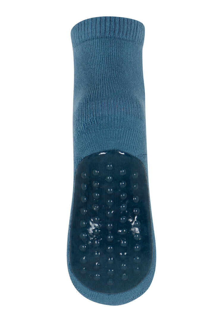 MP Denmark 10 7953 2126 Cotton socks anti slip Provincial Blue