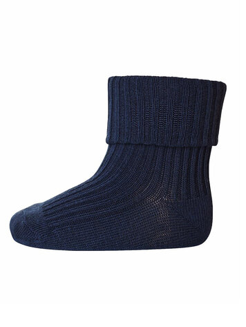 MP Denmark 10 533 807 Cotton rib baby socks Navy