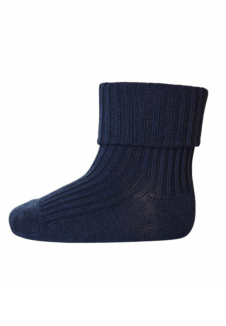 MP Denmark 10 533 807 Cotton rib baby socks Navy