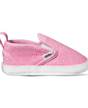 Vans Slip-On V Crib GLITTER PINK Vans Slip-On V Crib GLITTER PINK