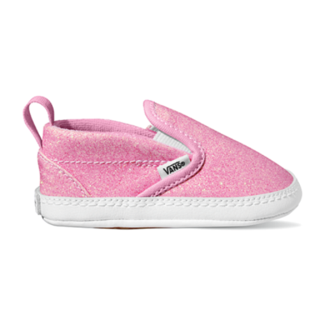 Vans Slip-On V Crib GLITTER PINK Vans Slip-On V Crib GLITTER PINK