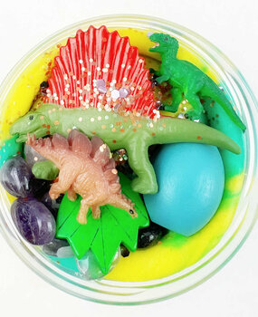 Invitation to imagine Dinosaur surprise pot