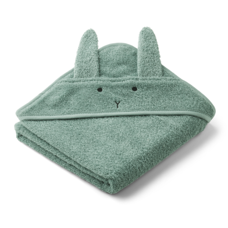 Liewood Albert hooded towel - 7376 Rabbit peppermint Liewood Albert hooded towel - 7376 Rabbit peppermint