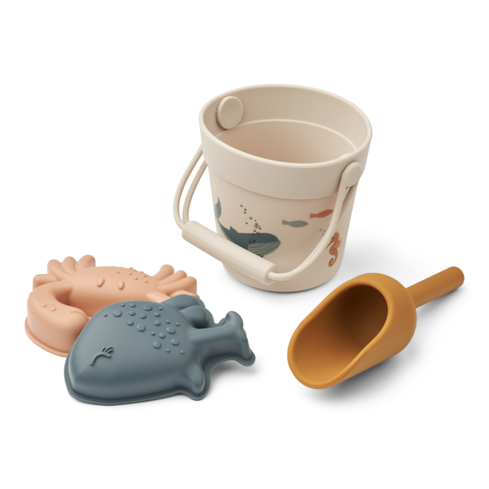 Liewood Kit Mini Sea Creature Beach Set - 1032 Sea creature / Sandy Liewood Kit Mini Sea Creature Beach Set - 1032 Sea creature / Sandy