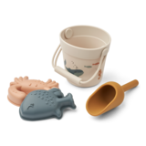 Liewood Kit Mini Sea Creature Beach Set - 1032 Sea creature / Sandy