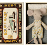 Maileg Little brother mouse in matchbox