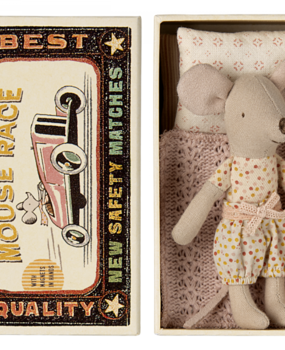 Maileg Little sister mouse in matchbox Maileg Little sister mouse in matchbox