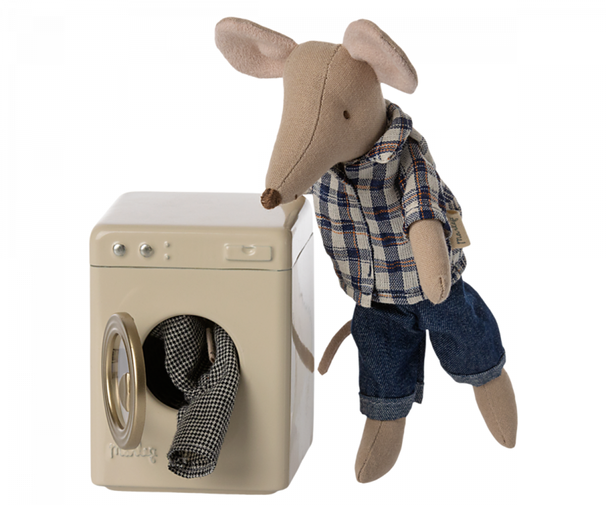 Maileg Washing machine, Mouse Maileg Washing machine, Mouse