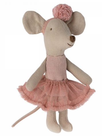Maileg Ballerina mouse, Little sister Rose