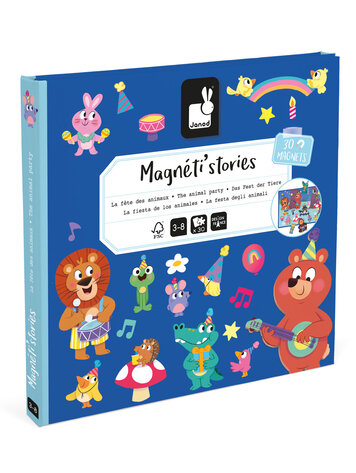 Janod Magneti Stories - Dierenfeest