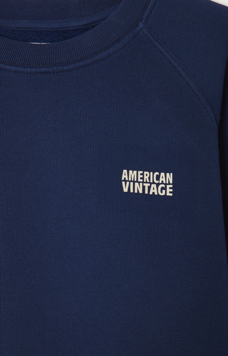 American Vintage sweater donkerblauw