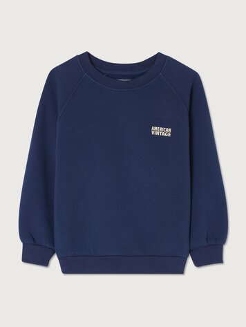 American Vintage Sweater Izubird Vintage Navy