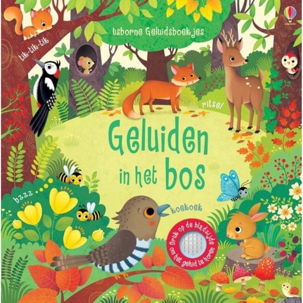 Geluidenboek: geluiden in het bos 1+ Geluidenboek: geluiden in het bos 1+