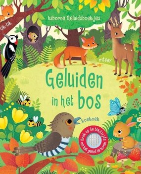 Geluidenboek: geluiden in het bos 1+