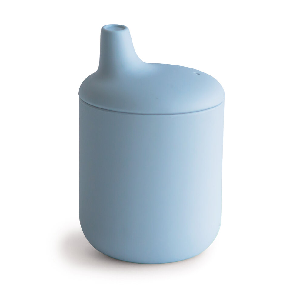 Mushie Sippy cup - powder blue