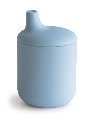 Mushie Sippy cup powder blue