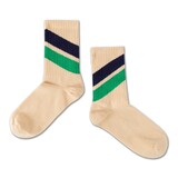 Repose 74. Sporty socks sand stripe