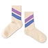 74. Sporty socks beige stripe