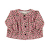 Piupiuchick Peter pan collar blouse | Pink flowers Piupiuchick Peter pan collar blouse | Pink flowers